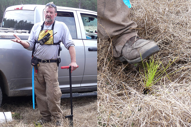 Johnny Stowe of SC Department of Natural Resources gives instructions.