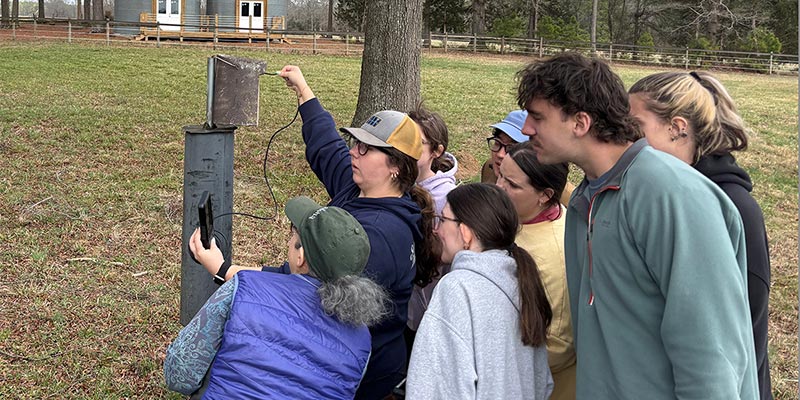 Wufford student visit.