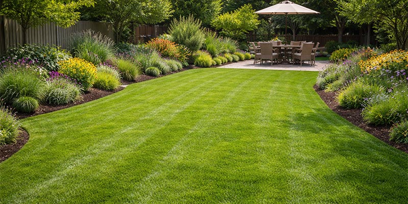 Fescue lawn.